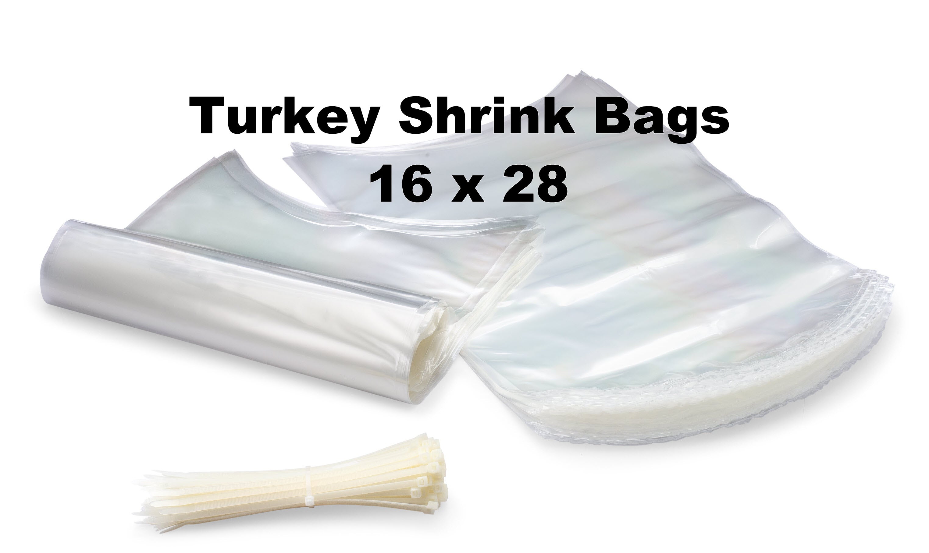 Large Turkey Heat Shrink Bags 18 x 32