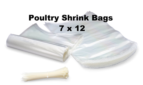 7 x 12 Shrink Bags for Chicken Parts
